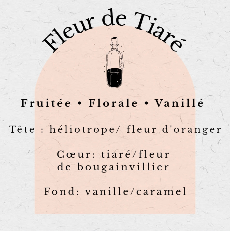 Bougie Artisanale Parfumée - Fleur de Tiaré- bol - 250G