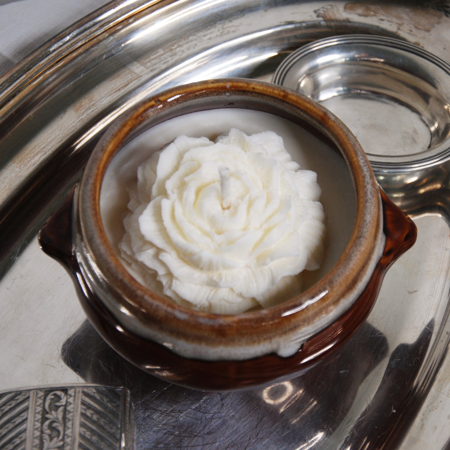 Bougie Artisanale Parfumée - Fleur de Tiaré- bol - 250G