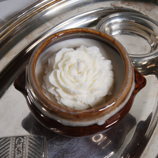 Bougie Artisanale Parfumée - Fleur de Tiaré- bol - 250G
