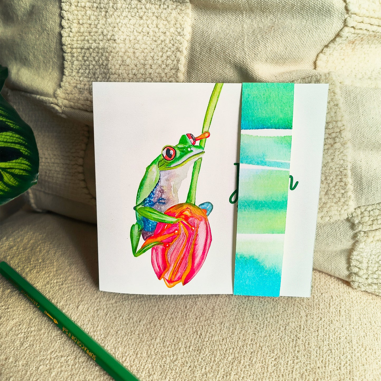 Faire-Part de Naissance- Grenouille