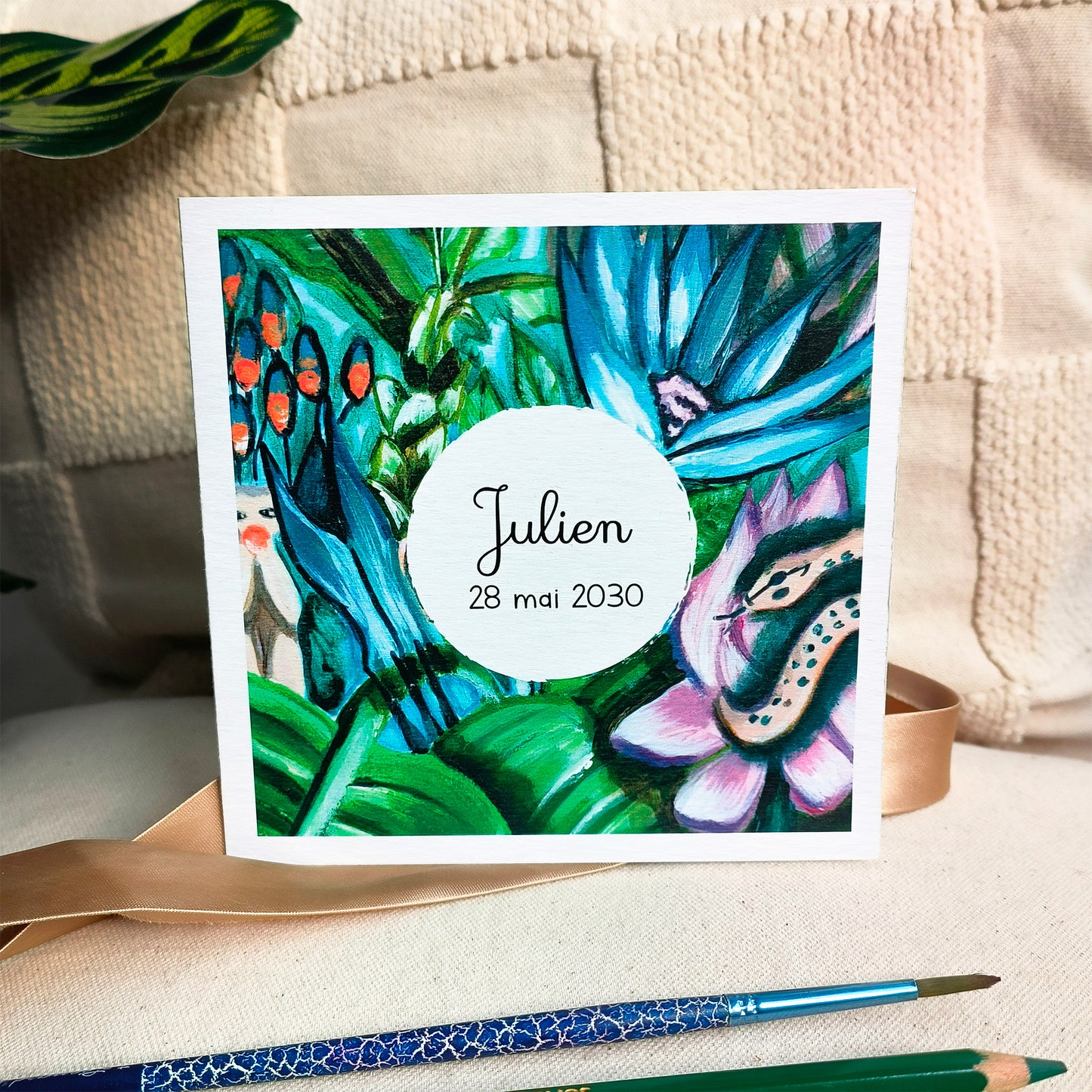 Faire-Part de Naissance- Jungle