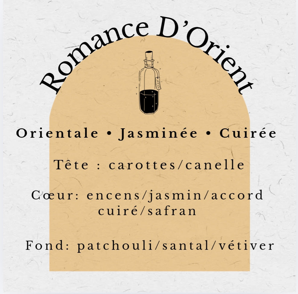 Bougie Artisanale Parfumée - Romance d'Orient - 210G